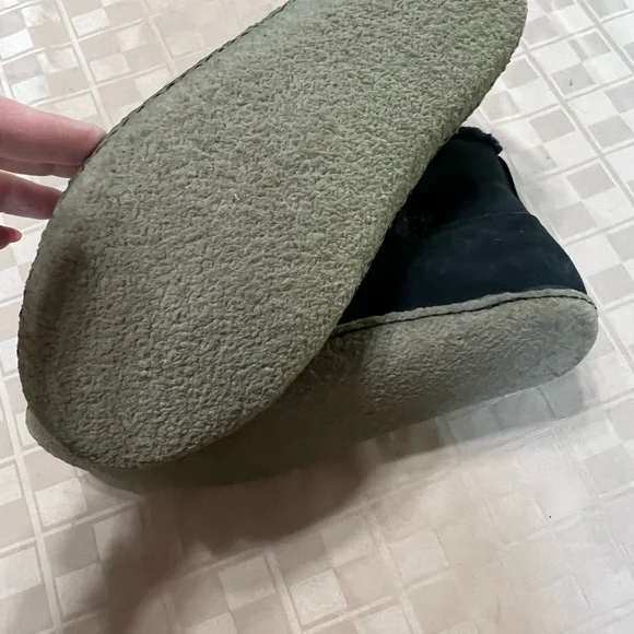 SOREL Womens Nakiska Black Snow Boots Size 12 Suede Shearling Sheepskin Bootie - Picture 3 of 7